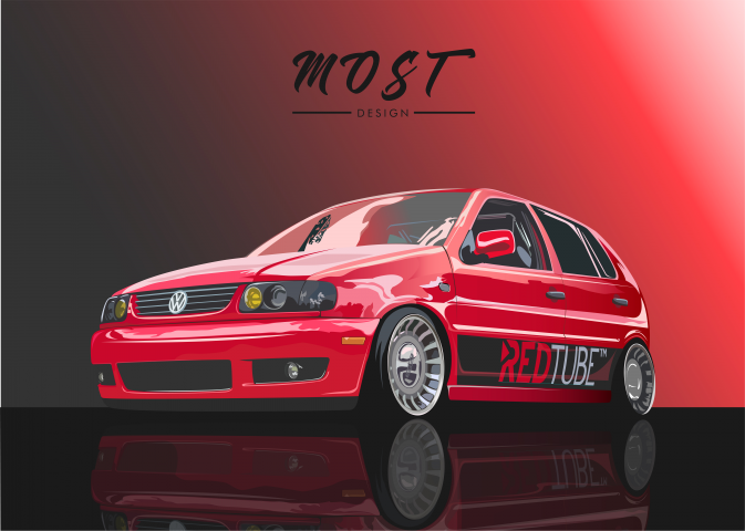 Vector illustration VW Polo