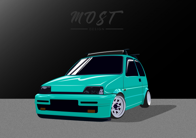 Vector illustration Fiat