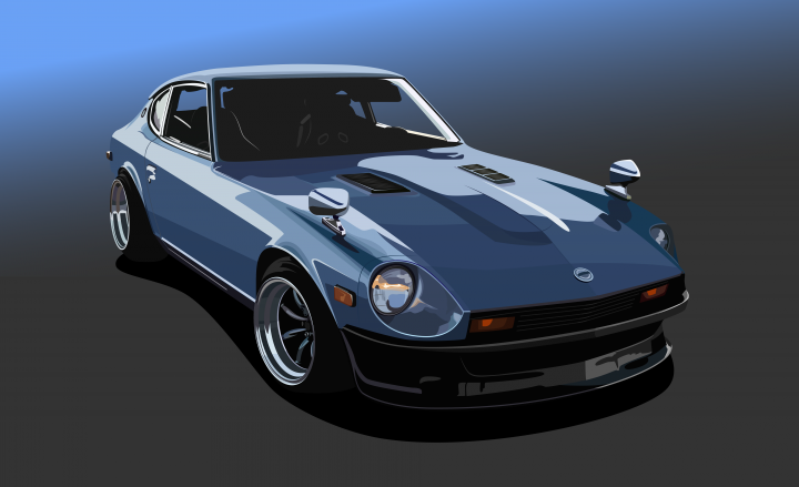 Vector illustration Datsun
