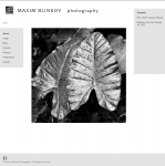 Сайт фоторафа Максима Блинкова