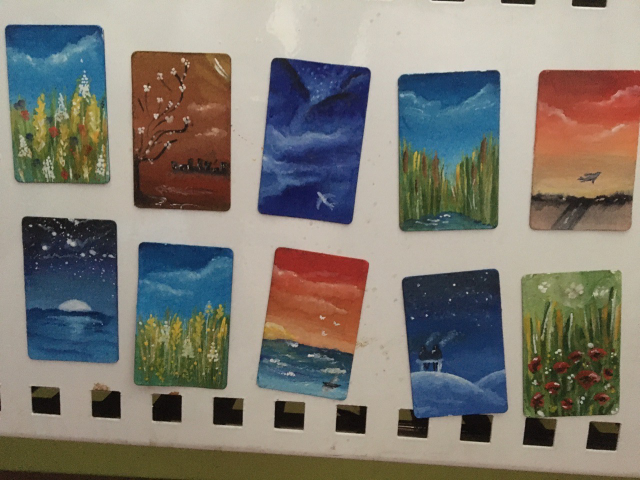 Роспись по магнитам