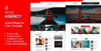 Шаблон новостного агенства для Themeforest
