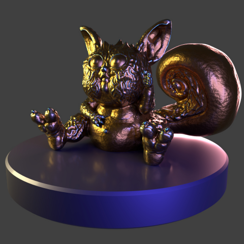 Модель существа по концепт-арту (Sculpting)