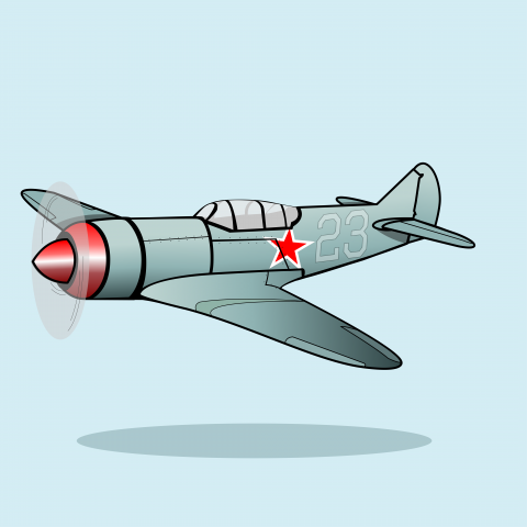Самолет в векторе