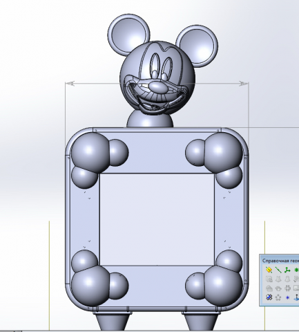 микки-маус корпус игрового аппарата