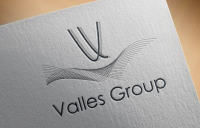 Логотип компании по про-ву напольных покрытий "Valles Group"