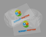 Логотип фирмы по продаже климатической техники "Климат-Фортуна"