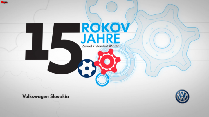 15-летие VolksWagen в Словакии.