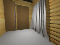 баня 6х6 спальня 2