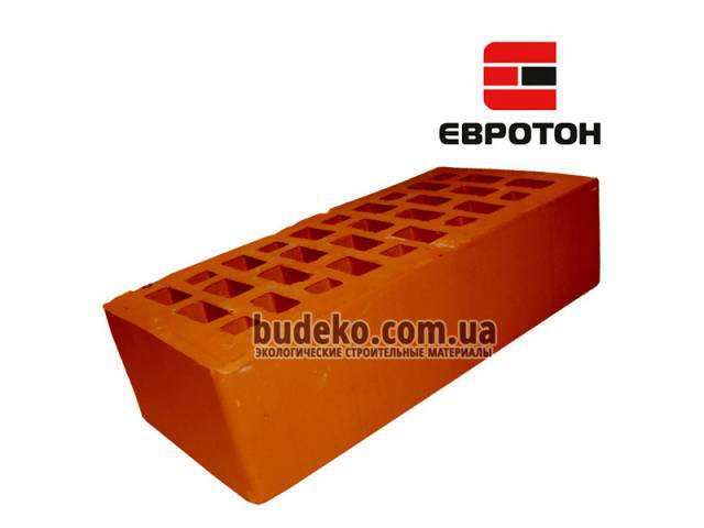 Лицевой (облицовочный) кирпич «Евротон» красный М-200