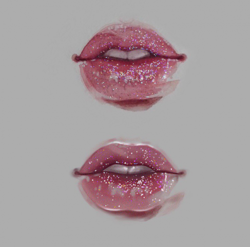 Иллюстрация «Lips barbie»