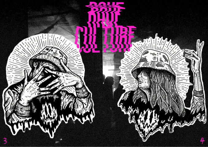 rave culture(мои эскизы татуировок)
