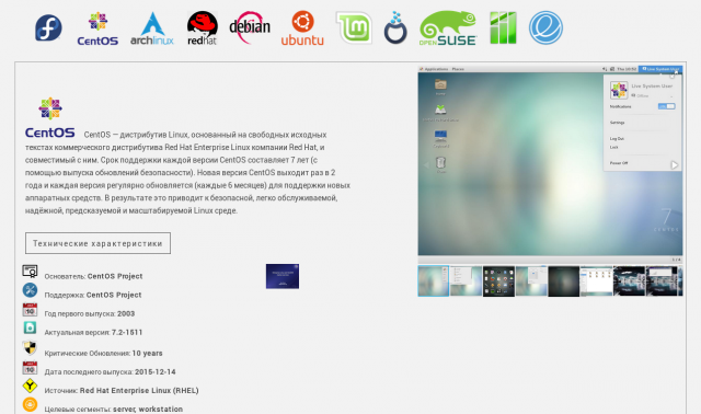 Linux Showroom