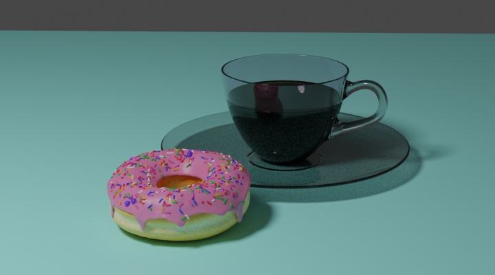 3d объект "Пончик"