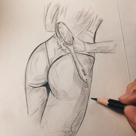 Скетч ч/б