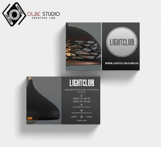 Визитки Light Club