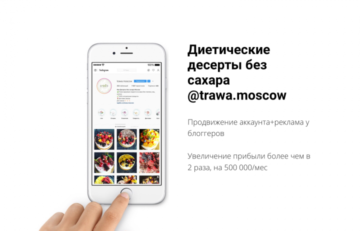 Продвижение диетических десертов