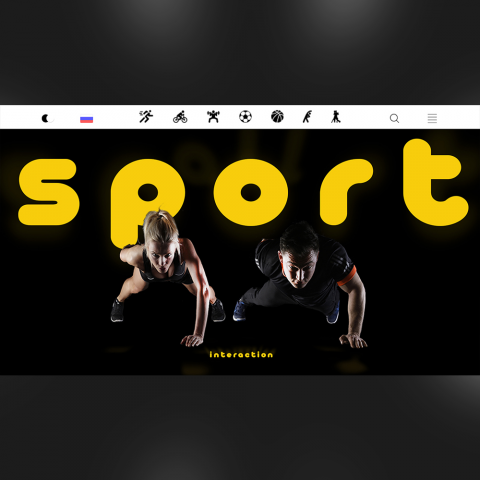 Sport All -Promo- Landing page