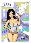 Vape girl