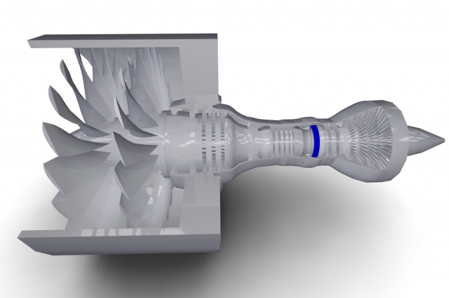 Модель ТРДД на основе ПД-14