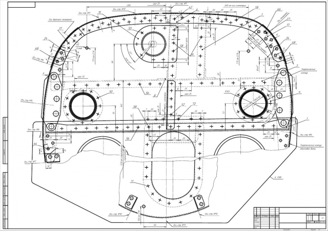 Чертеж КСС вертолета