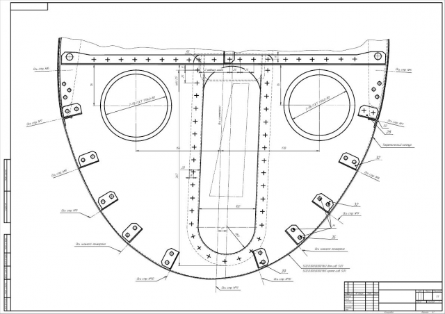 Чертеж КСС вертолета