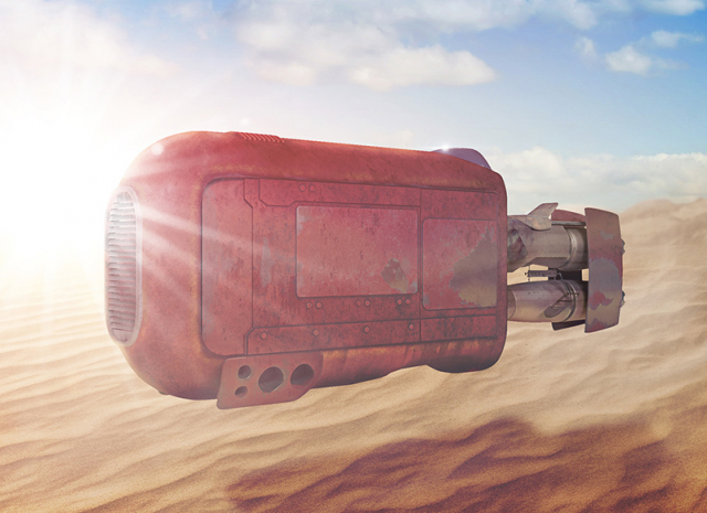 Ray's speeder - fan art