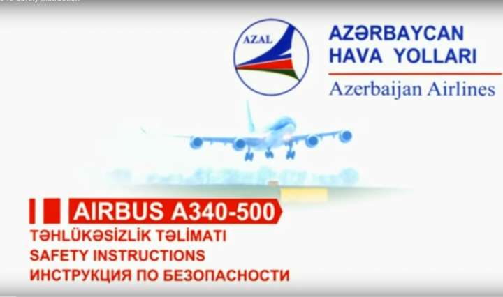 Airbus A340 Safety Instruction