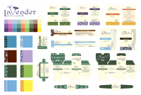 Этикетки Lavender