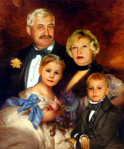 Портрет со внуками