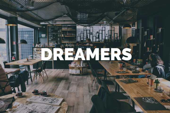Сайт сети кофейн "Dreamers"