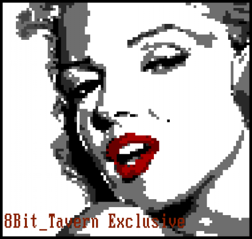 [8-bit] Мэрилин Монро арт
