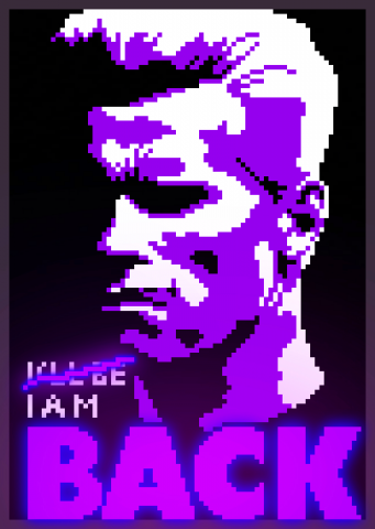 [Neon 8-bit] Арнольд Шварцнегер [Терминатор]