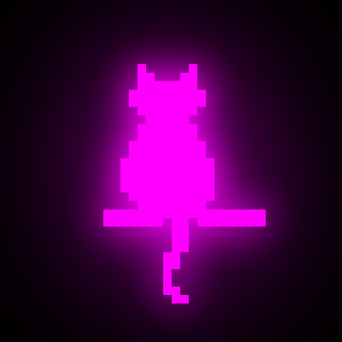 [8-bit] Кот [Неон]