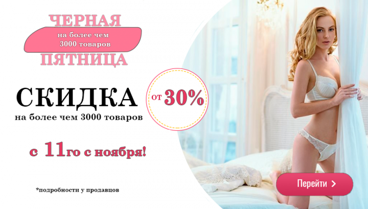 Баннер для магазина нижнего белья
