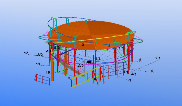 Музей металлические конструкции