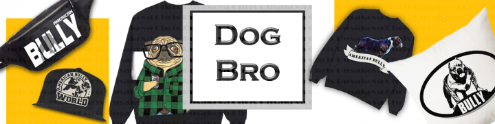 Баннер для интернет-магазина "Dog Bro"