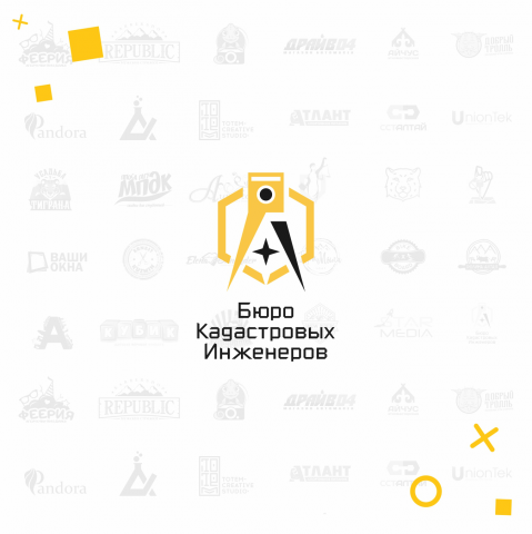 Логотип для Бюро Кадастровых Инженеров