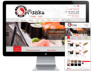 Разработка дизайна сайта "Fishka" суши бар