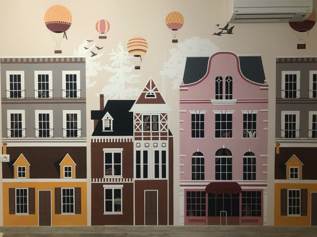 Роспись в детской комнате