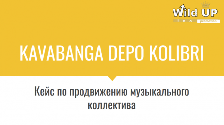 Комплексное продвижение музыкального коллектива