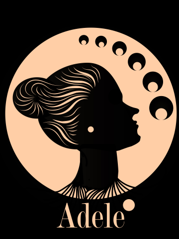 Логотип салон красоты ADeLe