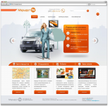 Разработка сайта для телекомпании Маршрут ТВ ( 3-ая илюстрация )