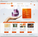 Разработка сайта для телекомпании Маршрут ТВ ( 2-ая илюстрация )