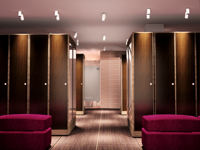 вип раздевалка фитнес центра