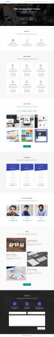 Landing page WebDevProject