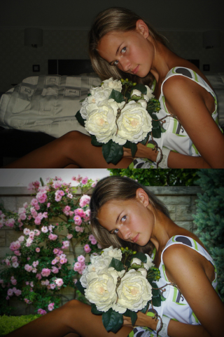 Замена фона