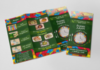 Буклет для службы доставки еды "Ginzza"