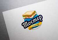 Логотип для сэндвич-бара "Тостер"