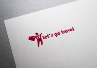 Логотип для тур агенства "Let's go travel"